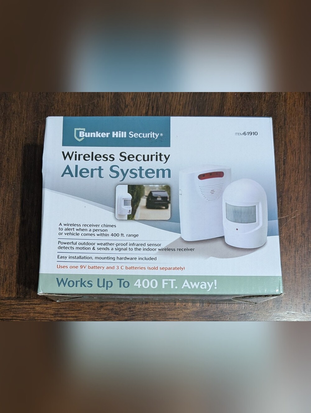 Wireless Alert System - White Receiver & Sensor - Picture 1 of 2